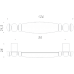 Мебельная ручка RS115AB.4/96/W01 фото 1