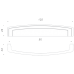 Мебельная ручка RS402EAB.4/96 фото 1