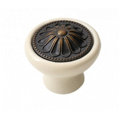  Мебельная ручка CERAMICA RC107AB.4/W