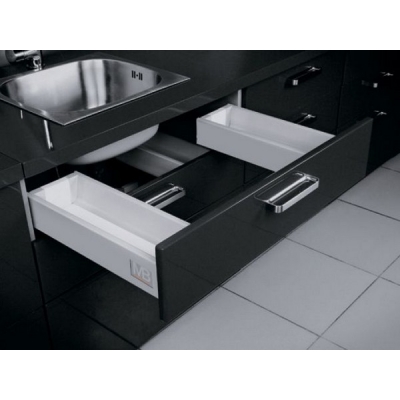  Модерн Бокс Выдвижной ящик под мойку с полным выемом L-500, серый
