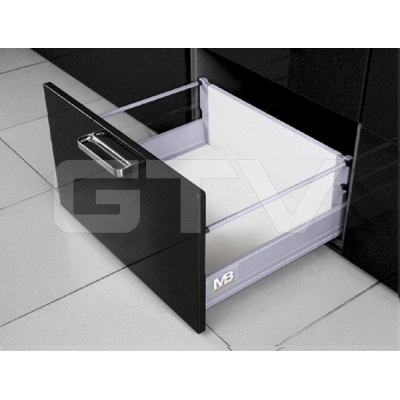  Модерн Бокс L-250 высокий, серый (1рейлинг)