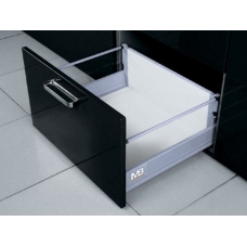 Модерн Бокс push to open L-400 высокий, серый (1рейлинг)