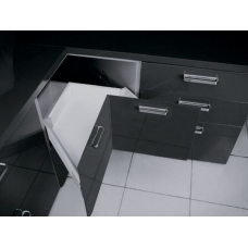 Модерн Бокс для угловых кухонных шкафов L-600 низкий, серый