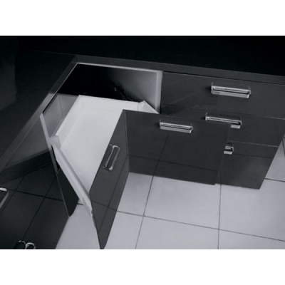  Модерн Бокс для угловых кухонных шкафов L-600 низкий, серый