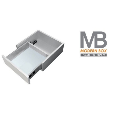  Модерн Бокс push to open L-400 низкий, серый