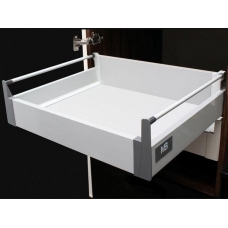 Модерн Бокс push to open L-450 высокий, серый (1рейлинг)