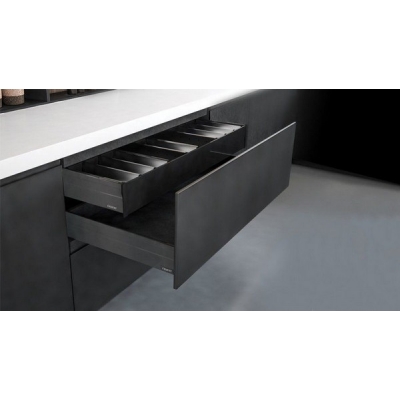  Ящик Alphabox LOCK FIX, с доводчиком, 450 мм антрацит