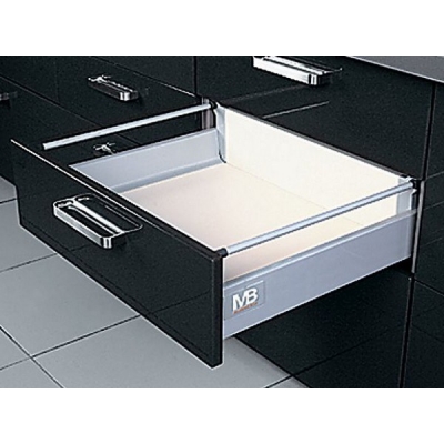  Модерн Бокс L-300 средний, серый (1рейлинг)