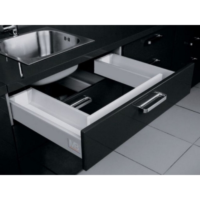  Модерн Бокс Выдвижной ящик под мойку с U-образным выемом L-500, серый