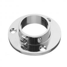 Фланец с фиксатором для трубы d-25, хром