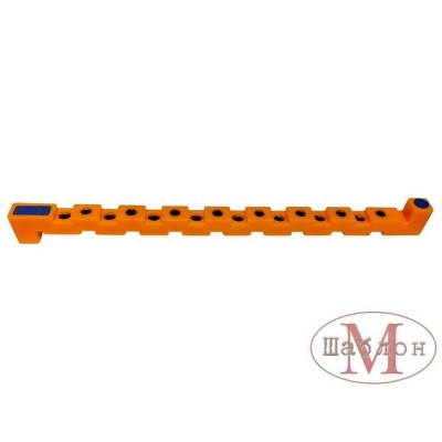  Кондуктор мебельный КМ16-2 для сверления отверстий Ø5мм,Ø7мм по системе 32