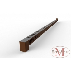 Кондуктор мебельный КМ16-3(8) для сверления отверстий Ø5мм,Ø8мм по системе 32