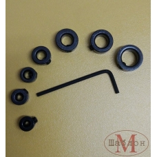 Набор стопорных колец. 7 штук