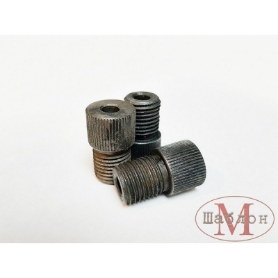  Втулка с резьбой М12х1,25 для сверления отверстий 5 мм